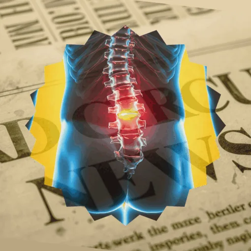 3rd Circuit Spinal Cord Stimulator News headline featuring inflamed nerves in the lower back.